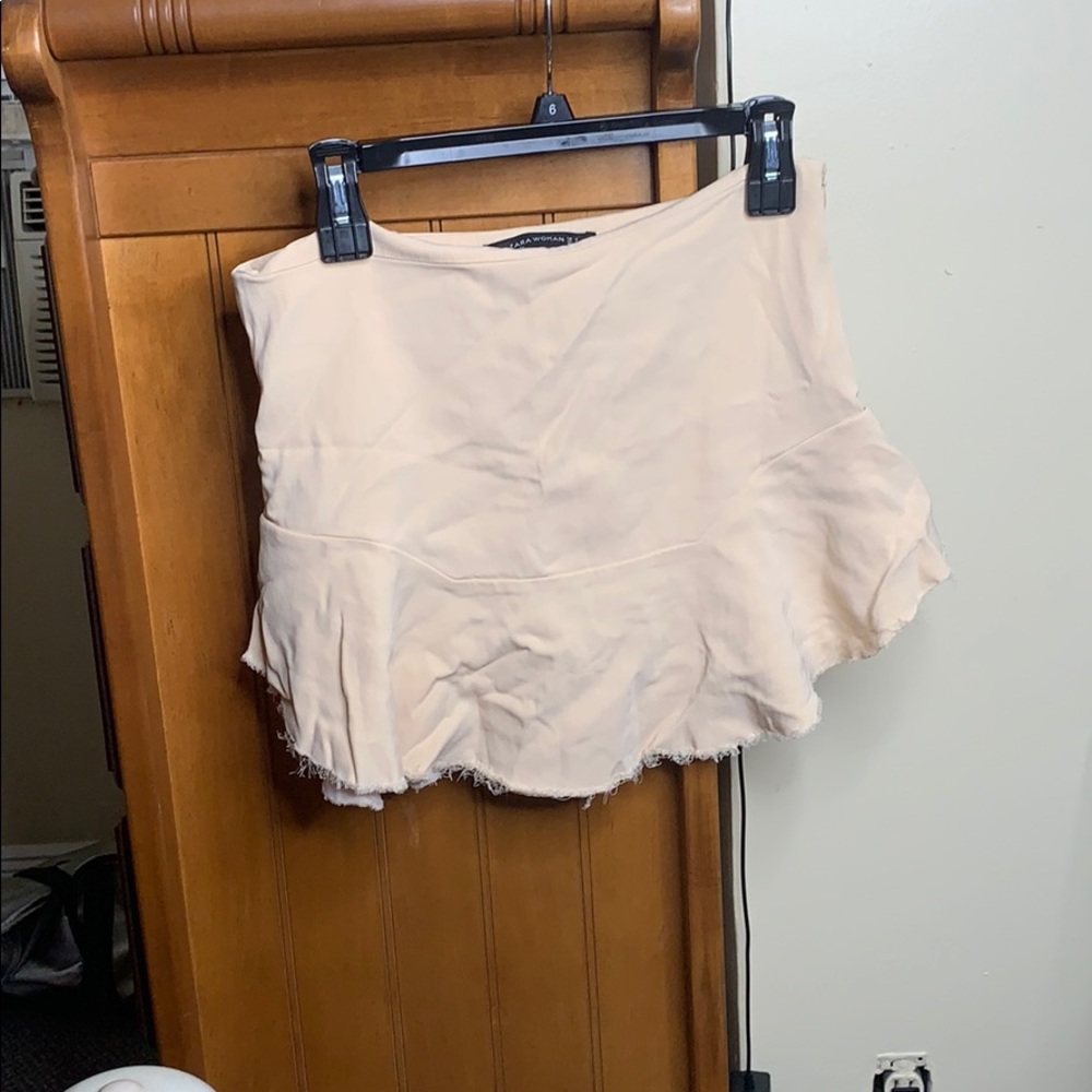 Tan skirt Zara women size small